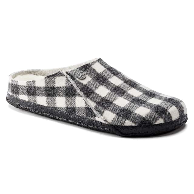 Birkenstock Zermatt Shearling Plaid White