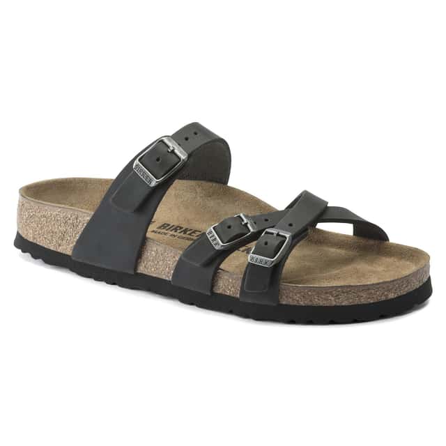 Birkenstock Franca Oiled Leather Black