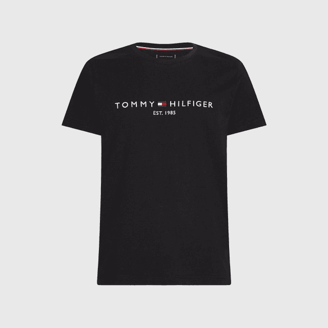 Tommy Hilfiger Core Tommy Logo Tee Jet Black