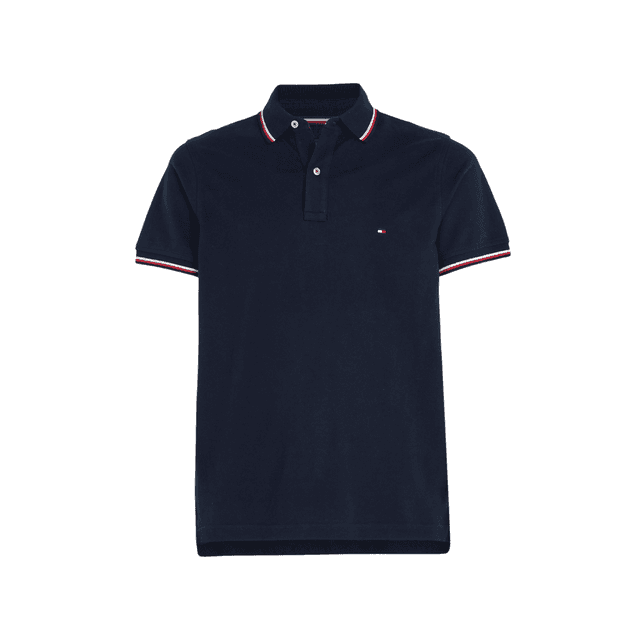 Tommy Hilfiger Core Tommy Tipped Slim Polo Desert Sky