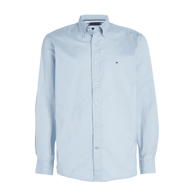 Tommy Hilfiger Core Flex Poplin RF Shirt Calm Blue