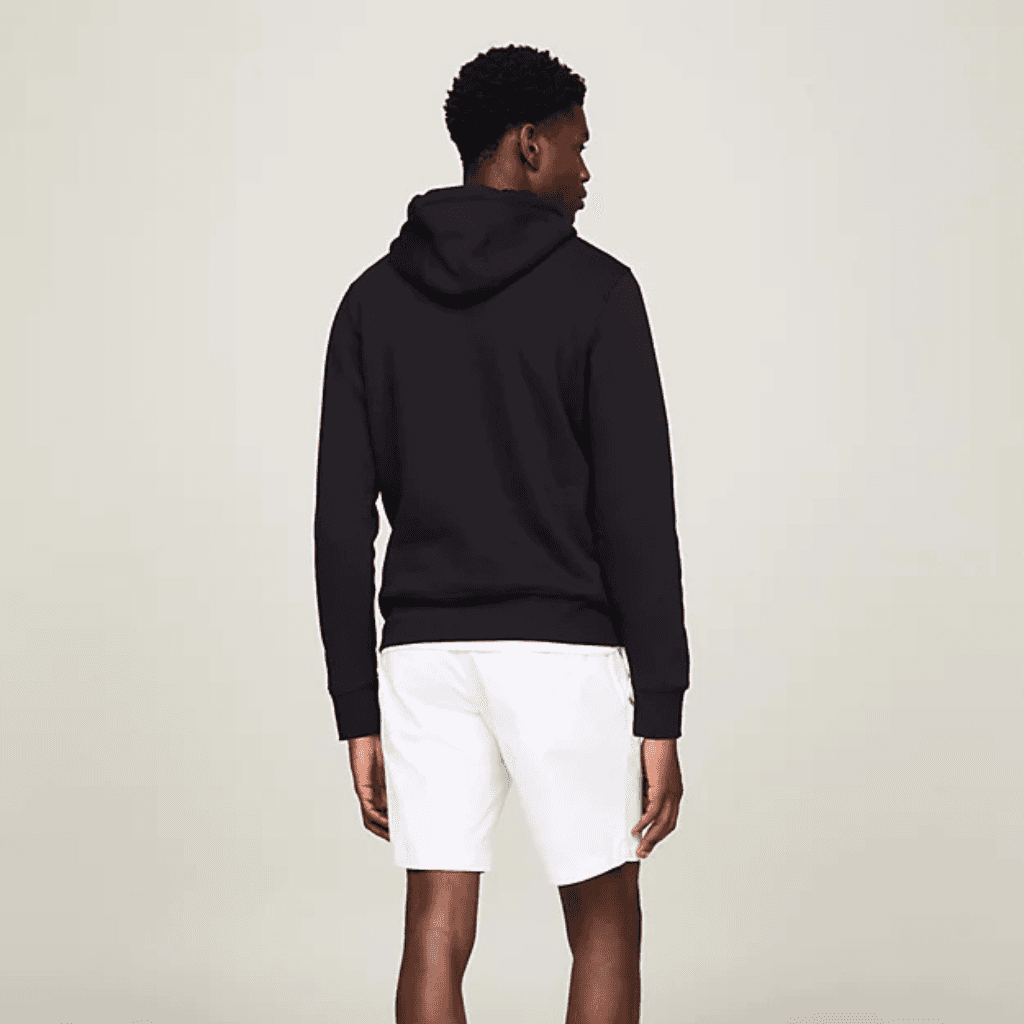 Tommy Hilfiger Core Tommy Logo Hoody Jet Black