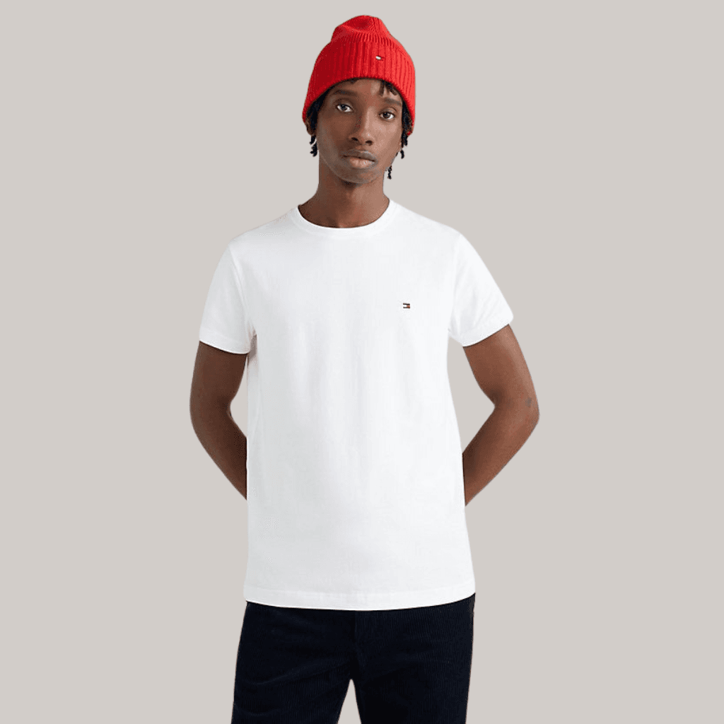 Tommy Hilfiger Core Stretch Slim C-NK Tee White