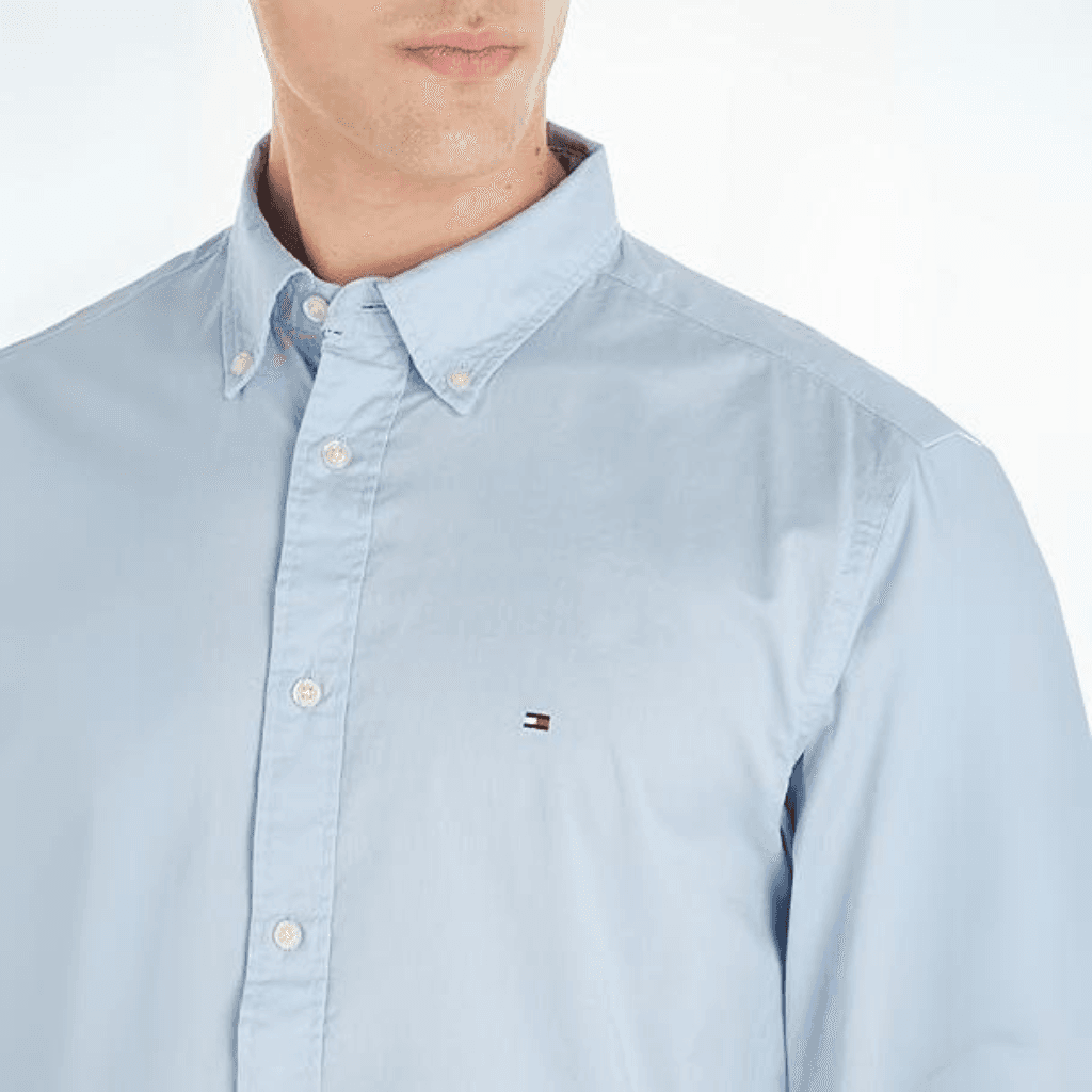 Tommy Hilfiger Core Flex Poplin RF Shirt Calm Blue