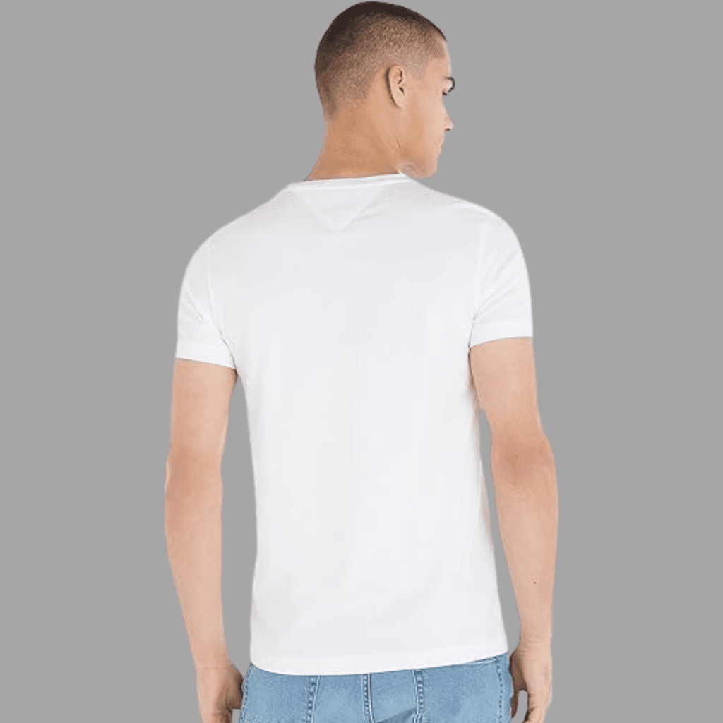 Tommy Hilfiger Core Stretch Slim V-NK Tee White