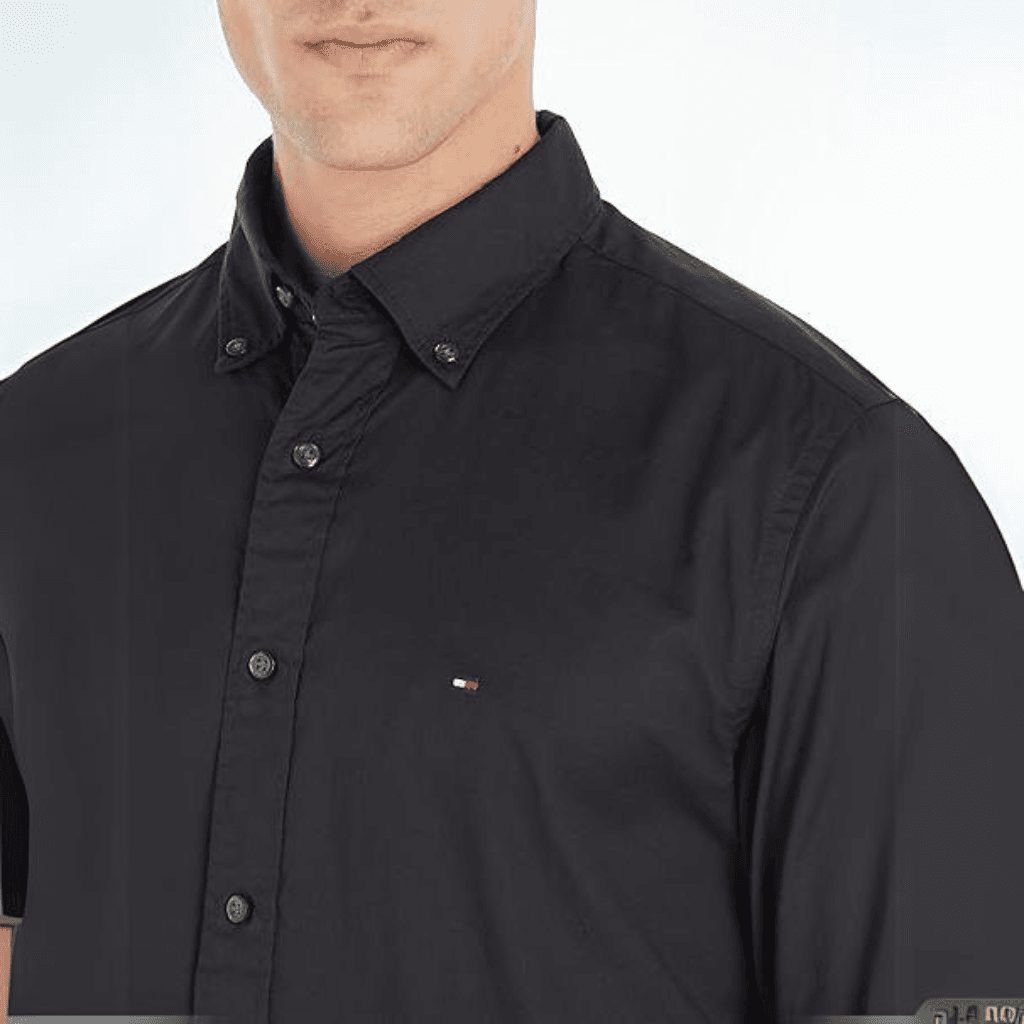 Tommy Hilfiger Core Flex Poplin RF Shirt Black