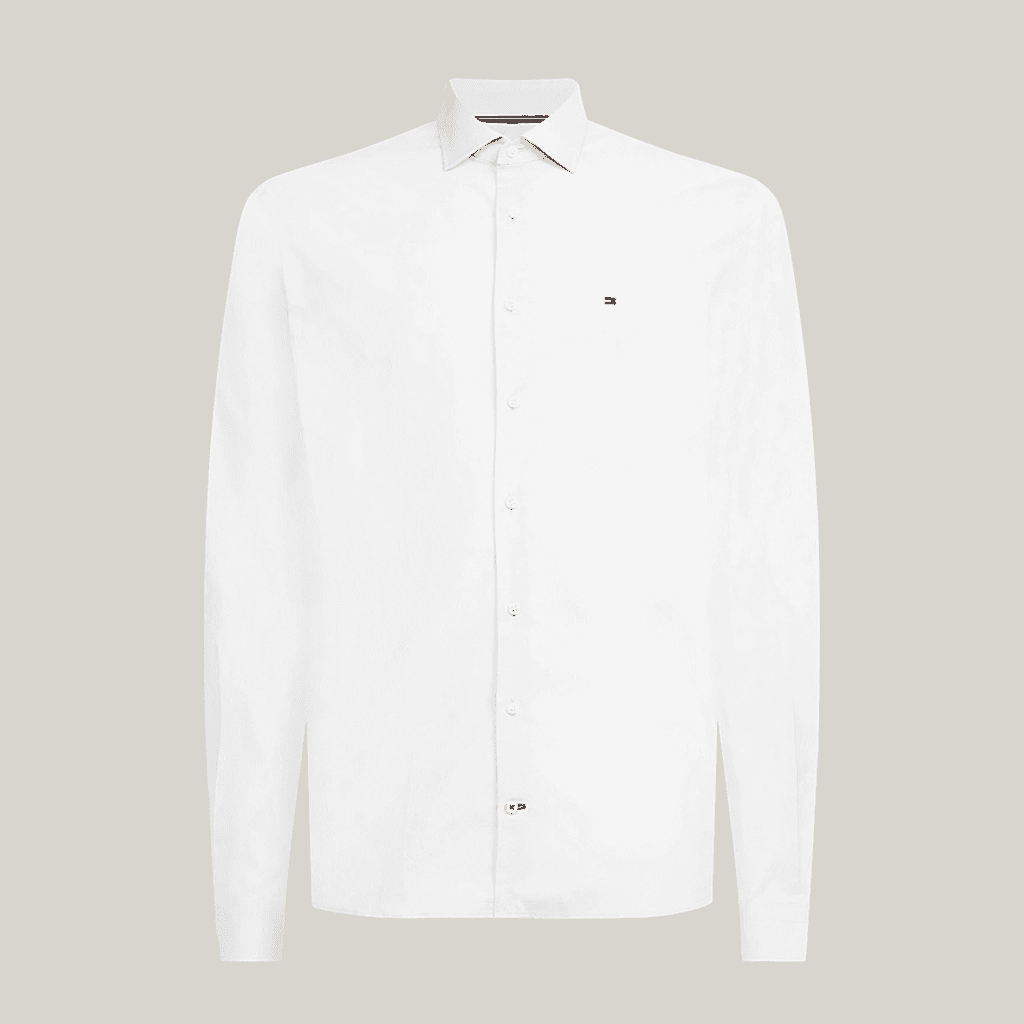 Tommy Hilfiger Core CL Flex Poplin SF Shirt Bright White