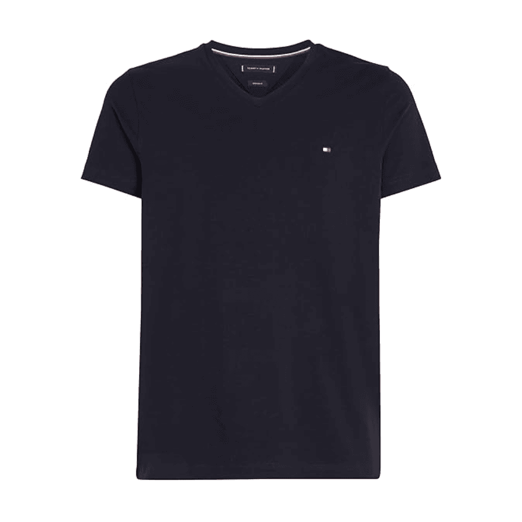 Tommy Hilfiger Core Stretch Slim V-NK Tee Desert Sky