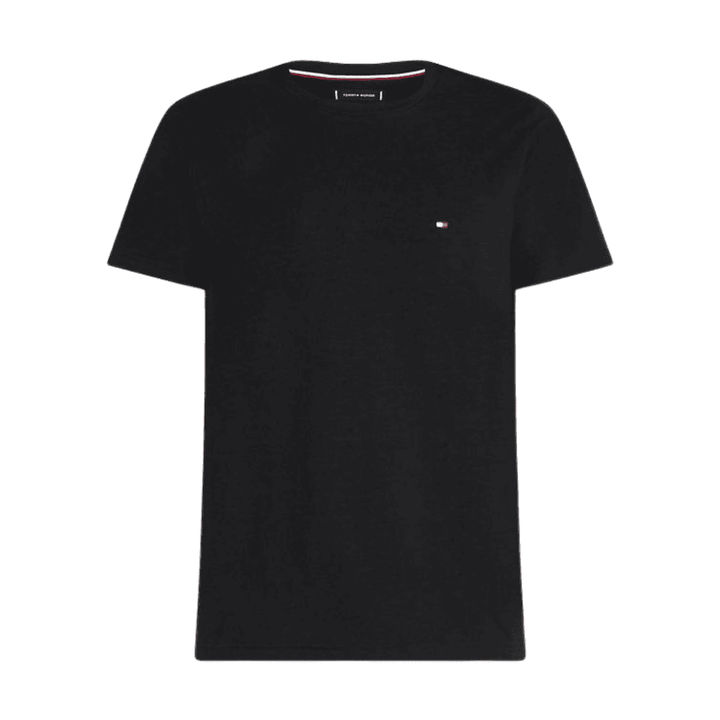 Tommy Hilfiger Core Stretch Slim C-NK Tee Black