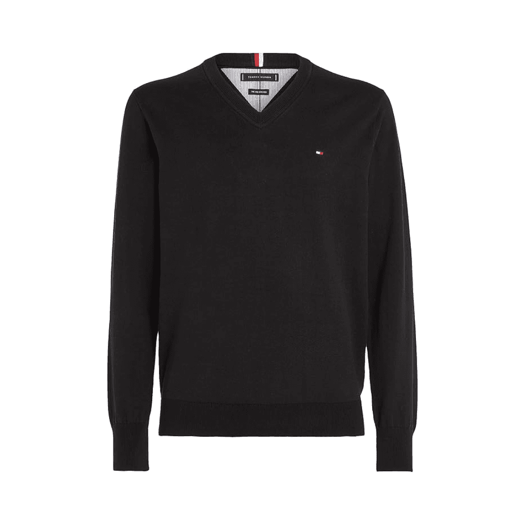 Tommy Hilfiger 1985 V Neck Sweater Black