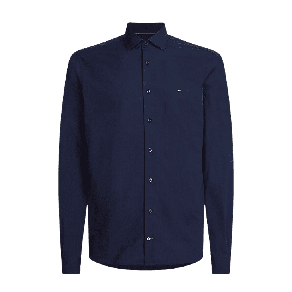 Tommy Hilfiger Core CL Flex Poplin SF Shirt Navy Blazer