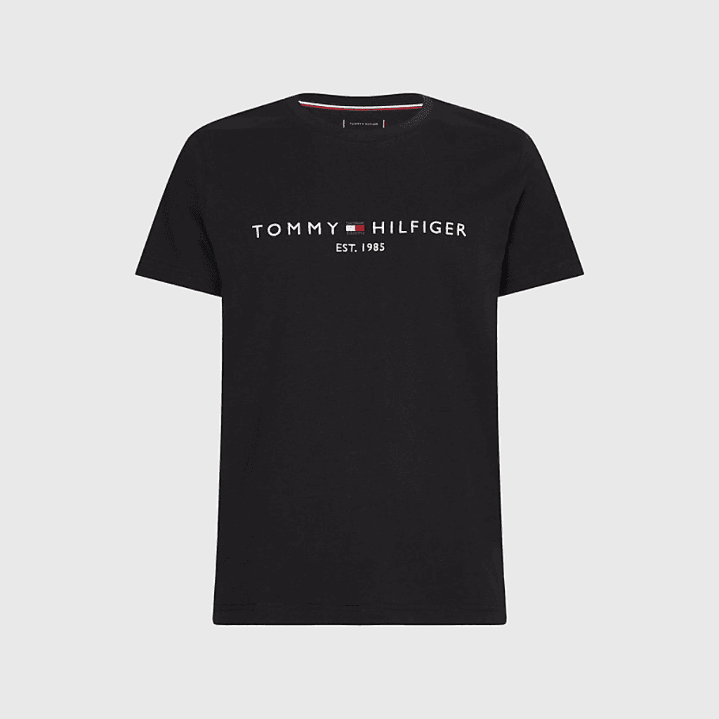 Tommy Hilfiger Core Tommy Logo Tee Jet Black