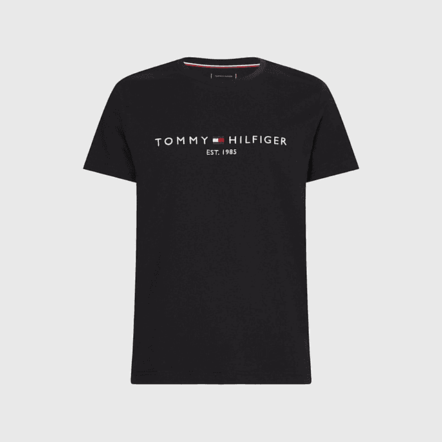 Tommy Hilfiger Core Tommy Logo Tee Jet Black