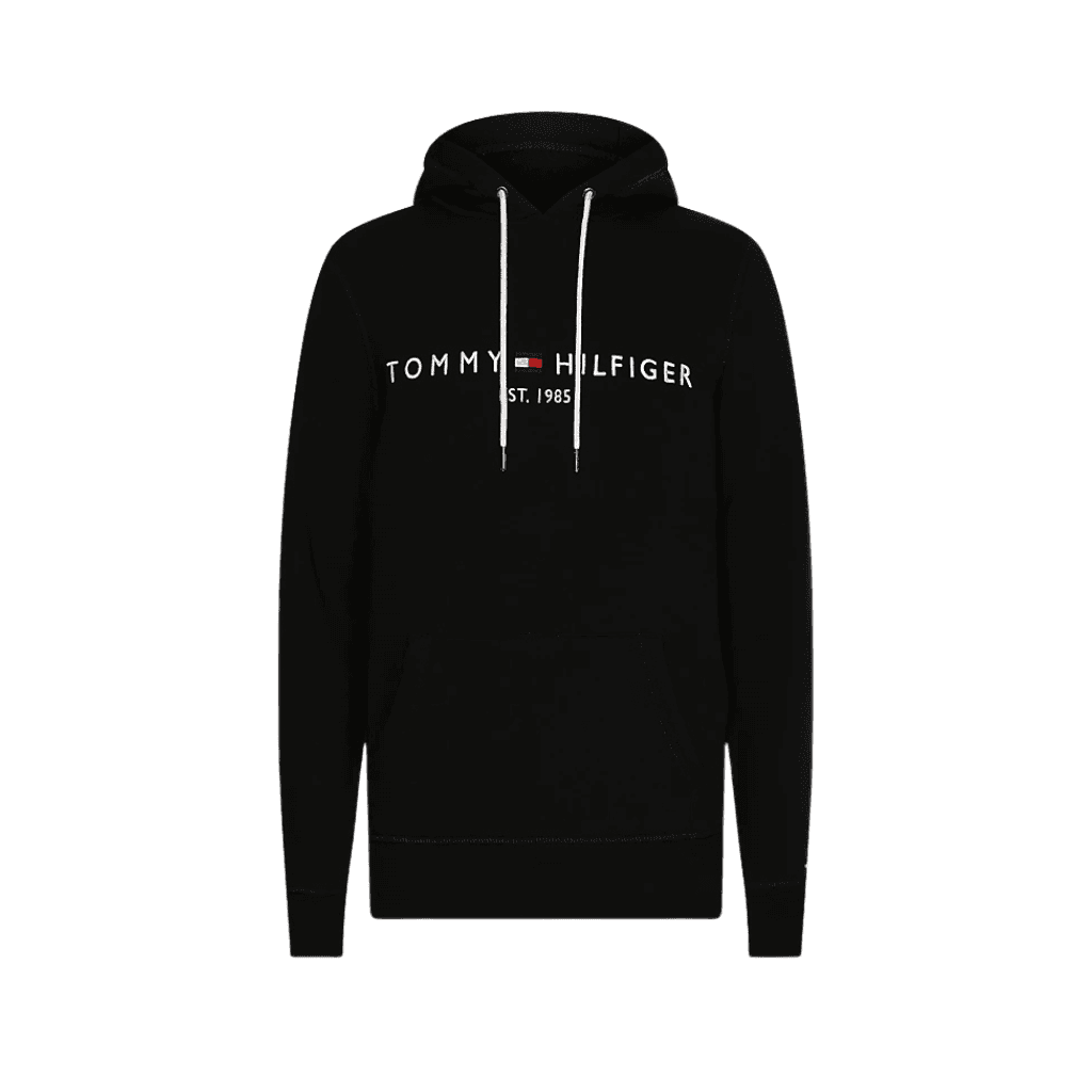 Tommy Hilfiger Core Tommy Logo Hoody Jet Black