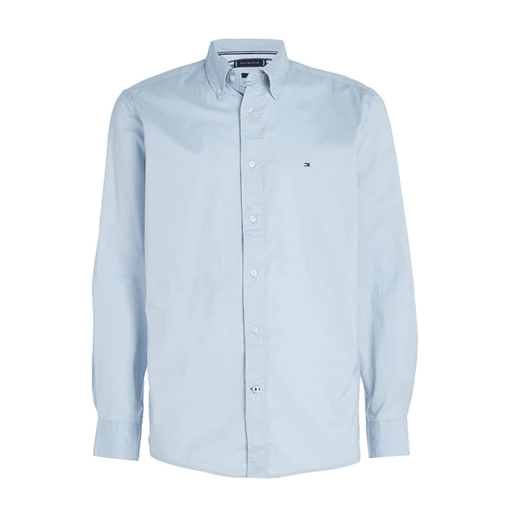 Tommy Hilfiger Core Flex Poplin RF Shirt Calm Blue swatch