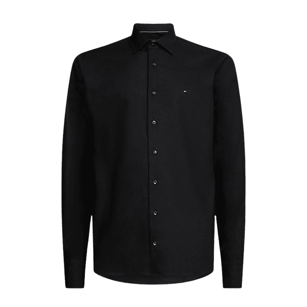 Tommy Hilfiger Core CL Flex Poplin SF Shirt Black