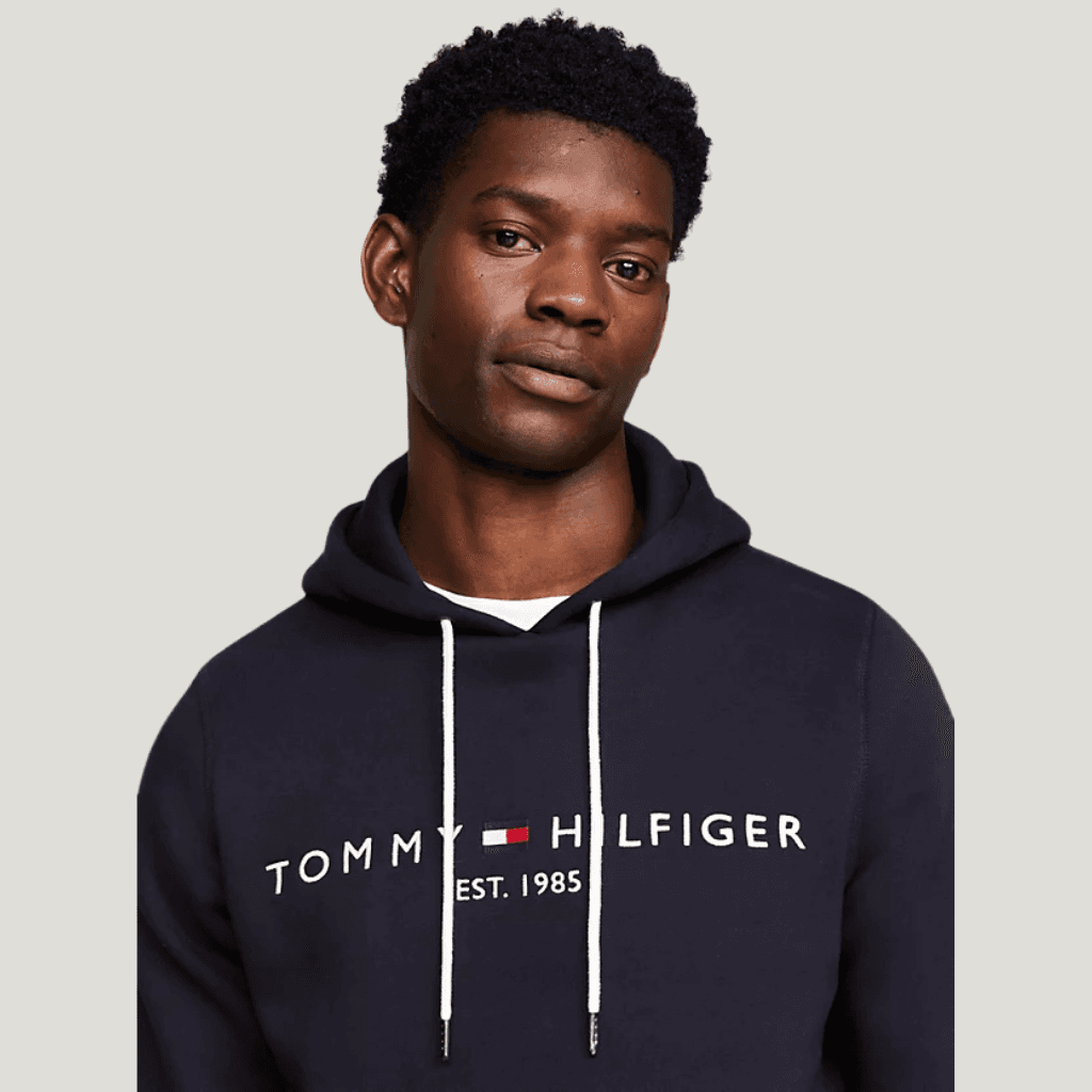 Tommy Hilfiger Core Tommy Logo Hoody Sky Captain