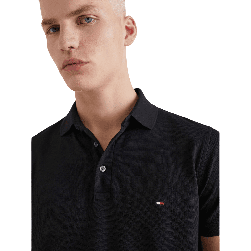 Tommy Hilfiger Core 1985 Slim Polo Black