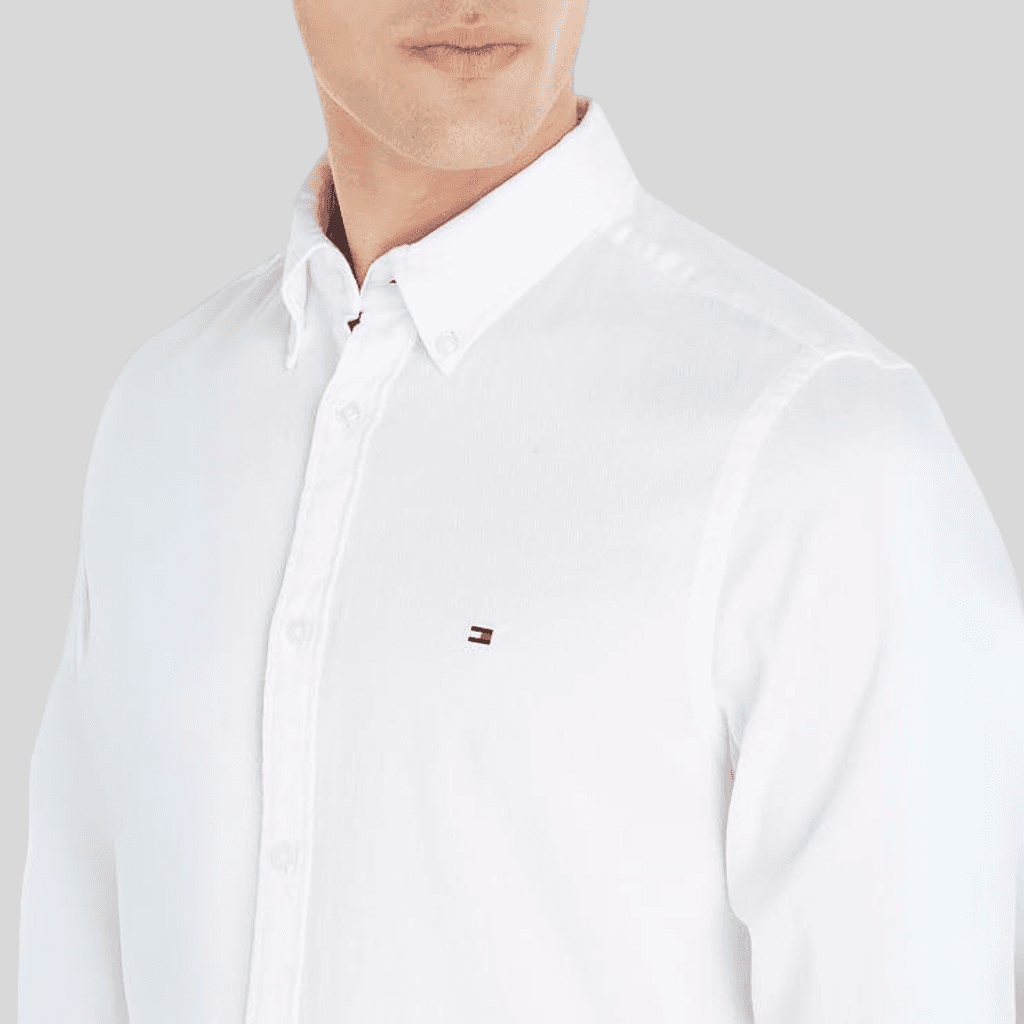 Tommy Hilfiger Core Flex Dobby SF Shirt White