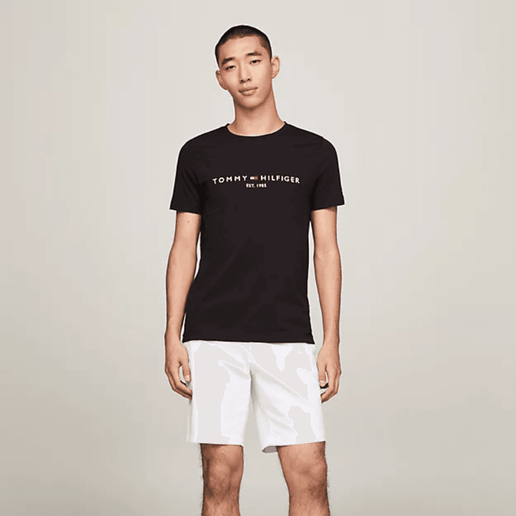 Tommy Hilfiger Core Tommy Logo Tee Jet Black