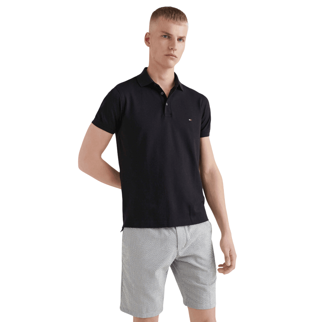 Tommy Hilfiger Core 1985 Slim Polo Black