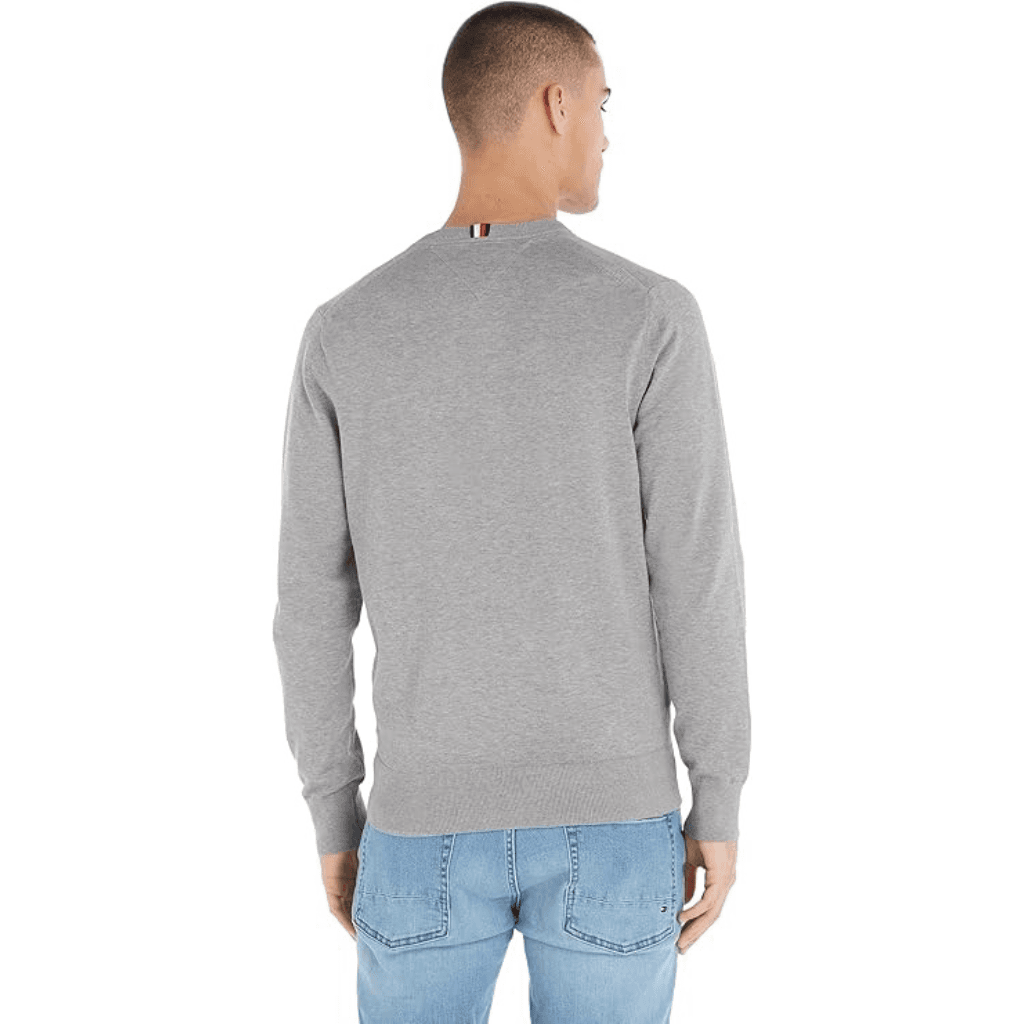 Tommy Hilfiger 1985 V Neck Sweater Grey Heather