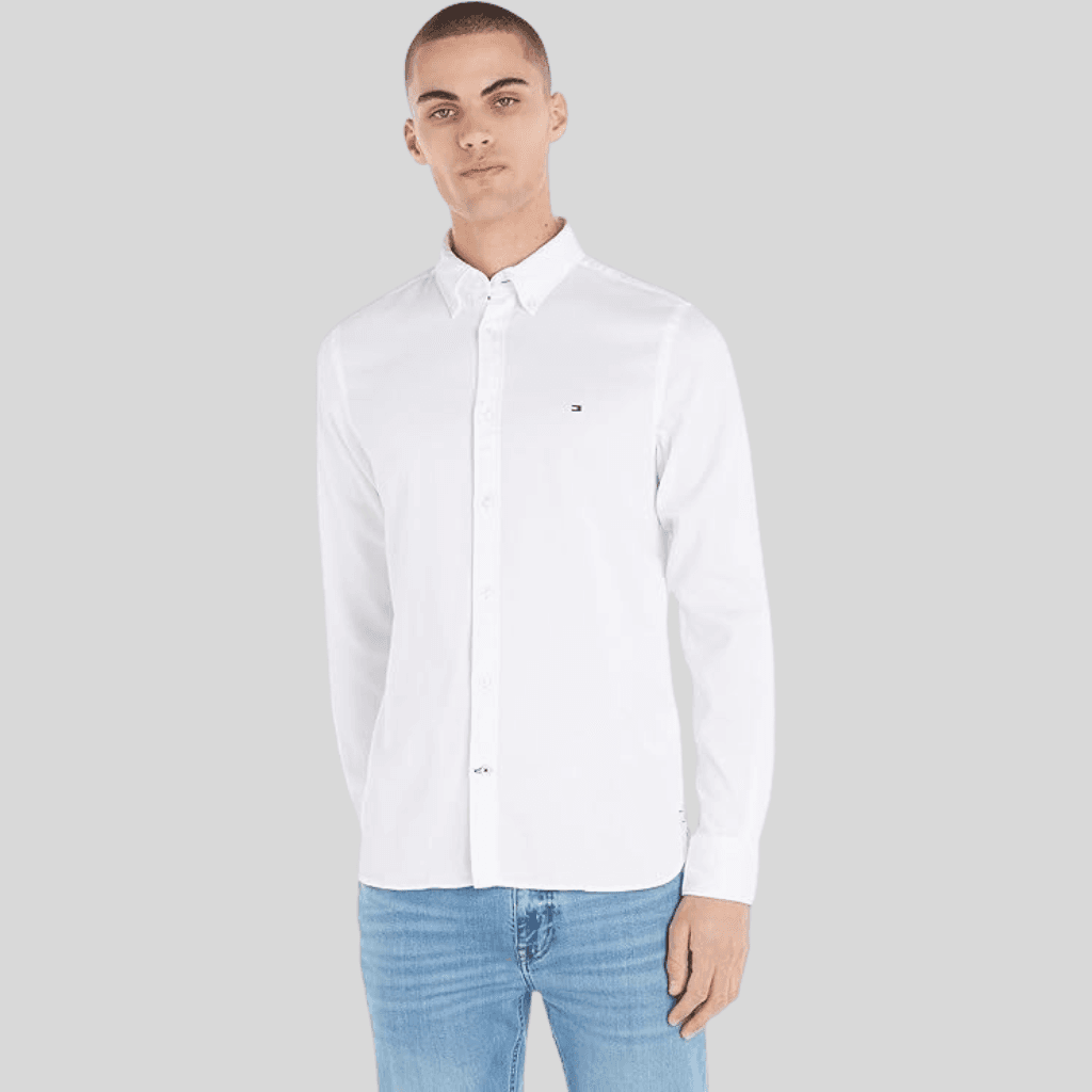 Tommy Hilfiger Core Flex Dobby SF Shirt White