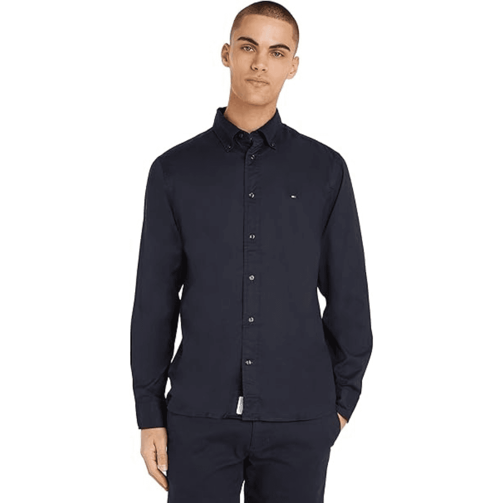 Tommy Hilfiger Core Flex Poplin RF Shirt Desert Sky