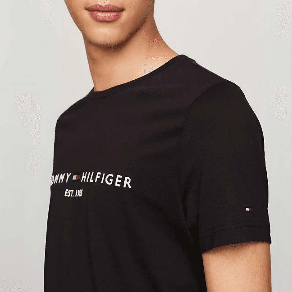 Tommy Hilfiger Core Tommy Logo Tee Jet Black