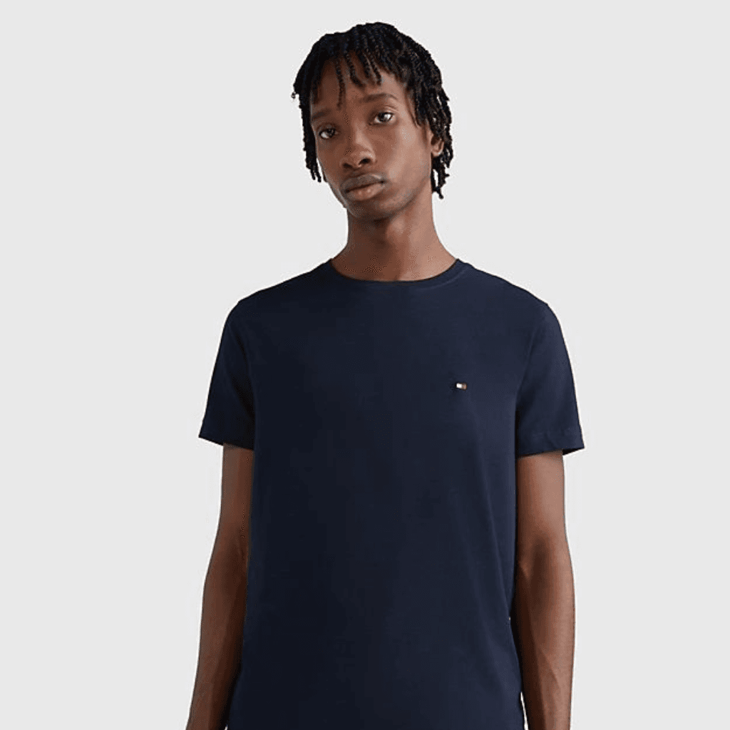 Tommy Hilfiger Core Stretch Slim C-NK Tee Desert Sky