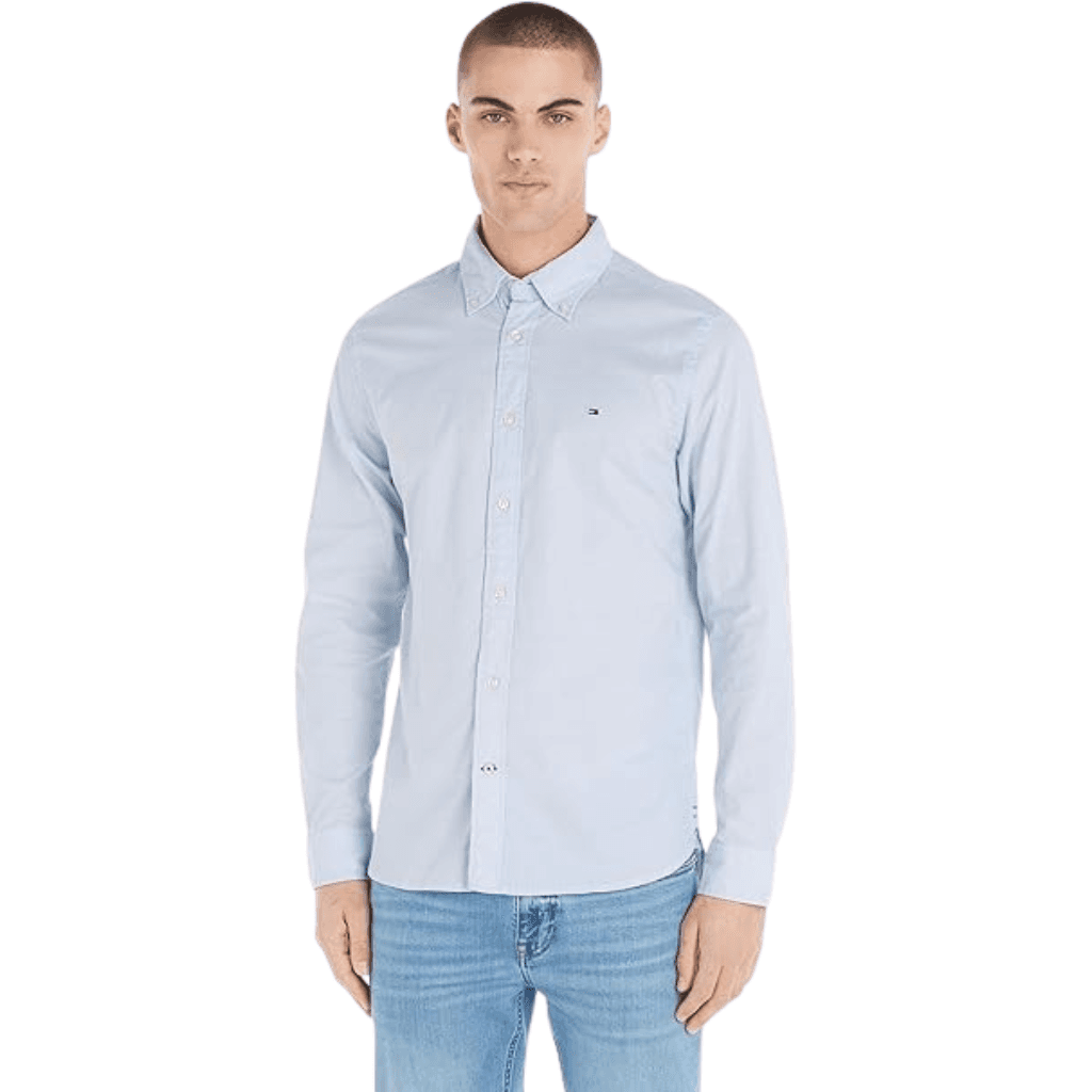 Tommy Hilfiger Core 1985 Flex Oxford RF Shirt Calm Blue