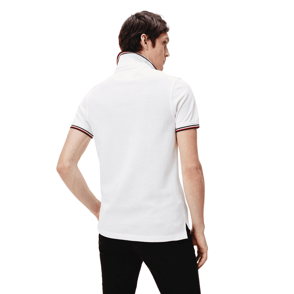 Tommy Hilfiger Core Tommy Tipped Slim Polo White