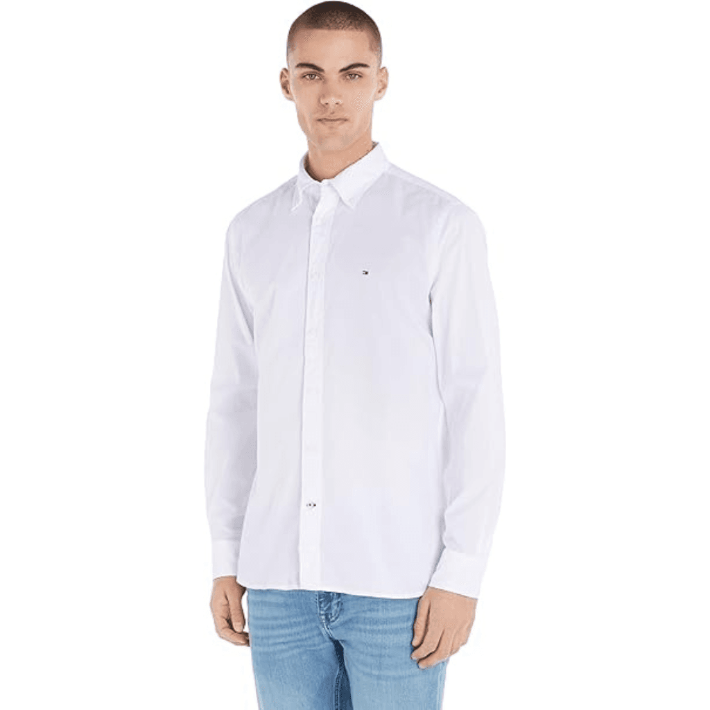 Tommy Hilfiger Core Flex Poplin RF Shirt White